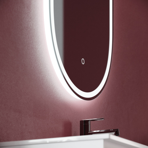 Зеркало в ванную Sancos Oval OV55F 55х90 - фото 5